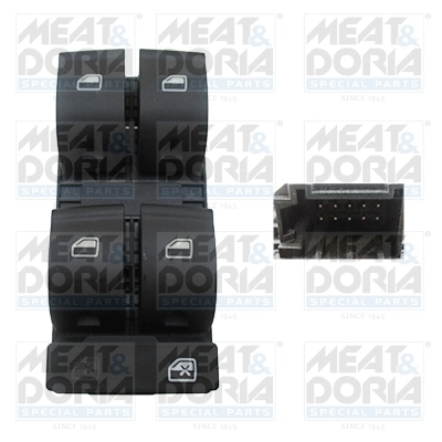 Switch, window regulator